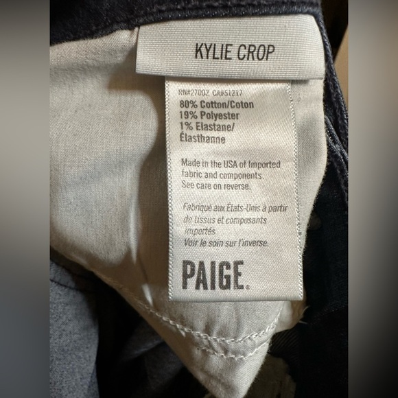 Paige Kylie Crop Jeans Size 28 - Picture 7 of 8